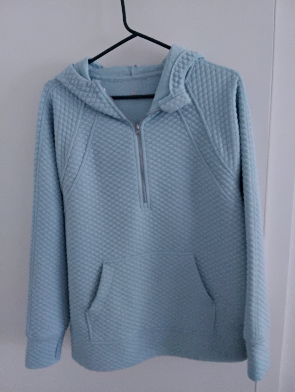 Ideology Quarter Zip With Hood. NWOT